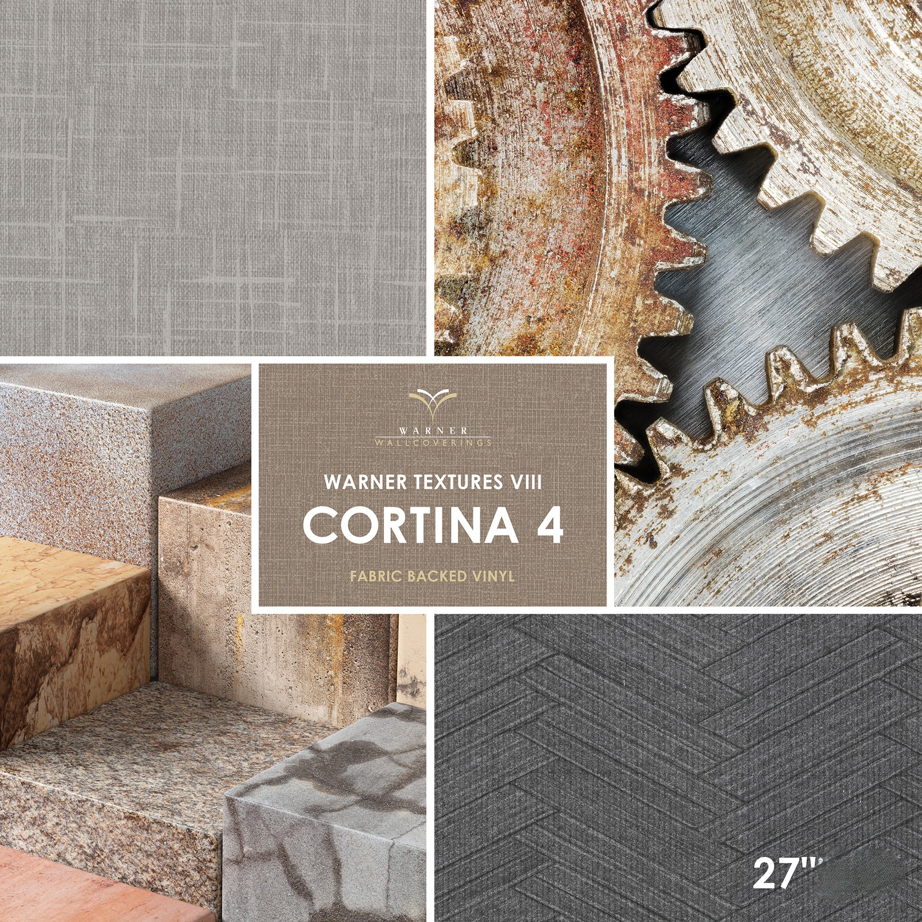 Warner Textures VIII Cortina 4 by Warner wallpaper book